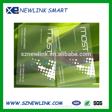 Clear Plastic Business Cards Printing